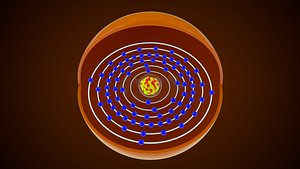 3D Thallium Chemical Element