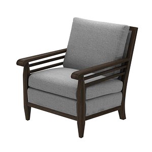 Kellex declan lounge chair 3d model