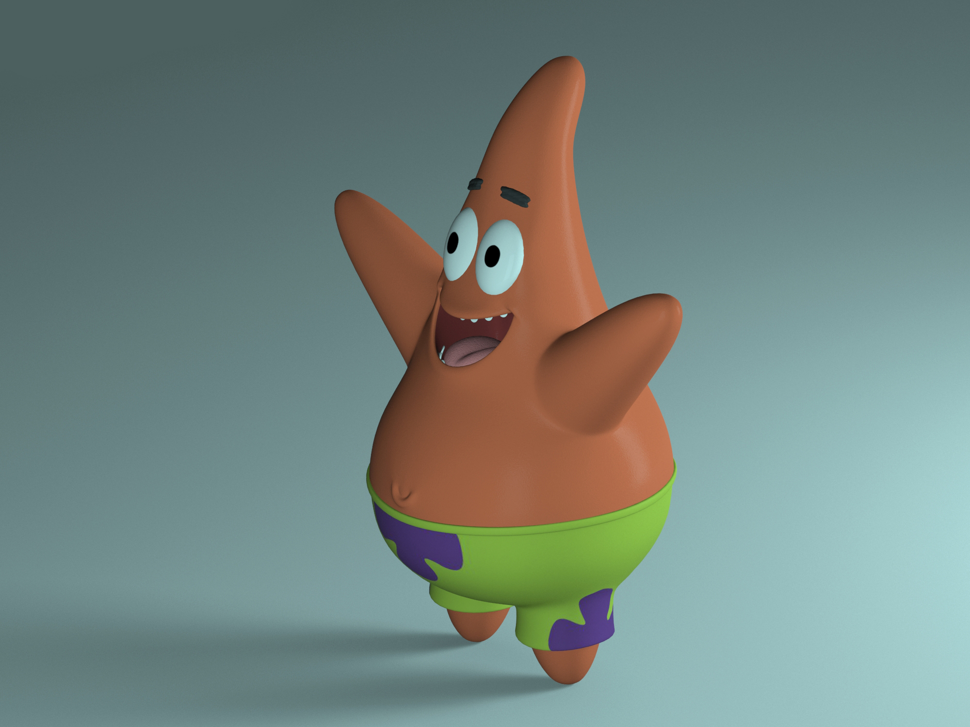 3D model character patrick stars - TurboSquid 1201954