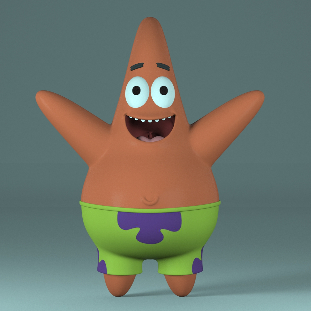 3D model character patrick stars - TurboSquid 1201954