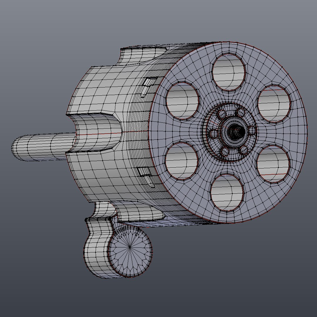 Revolver 3d Model