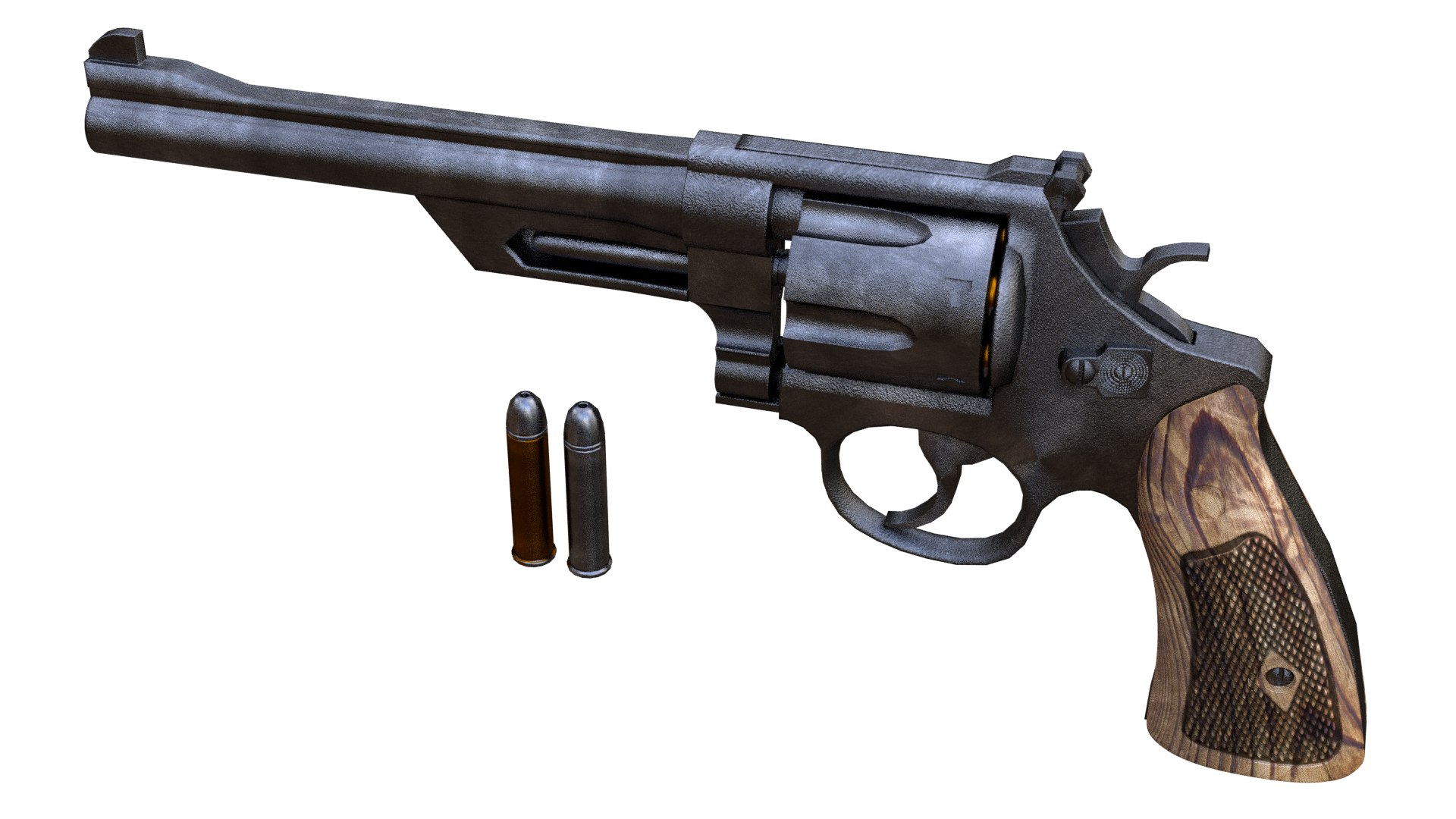 Revolver 3d Model