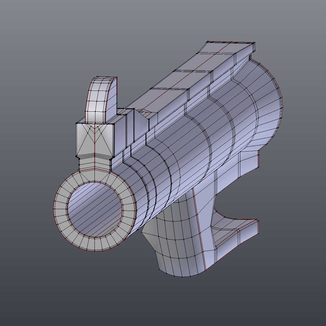 Revolver 3d Model
