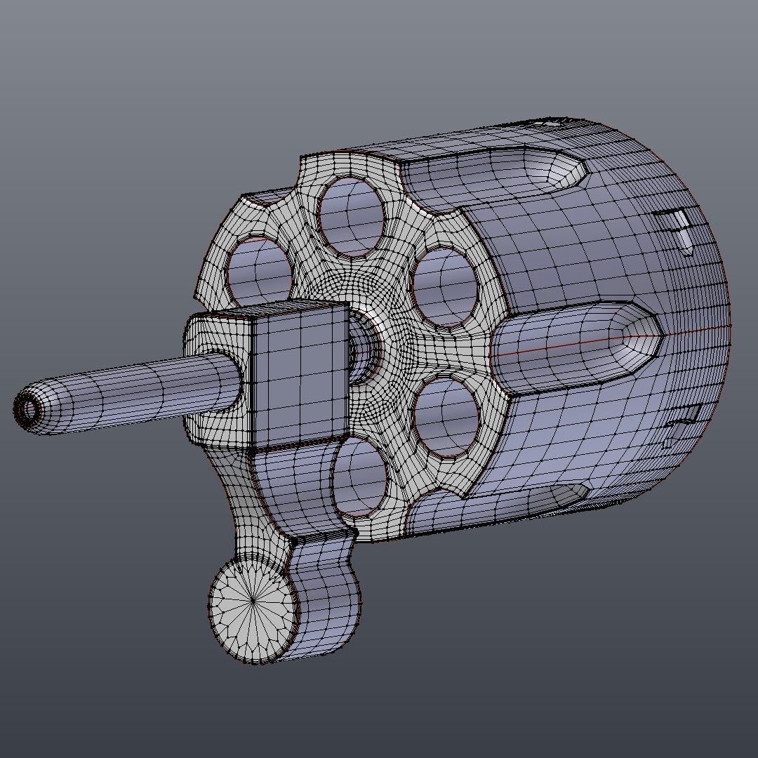 Revolver 3d Model