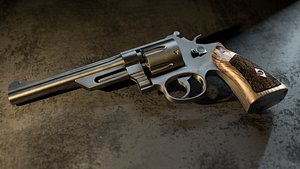 revolver 3d model