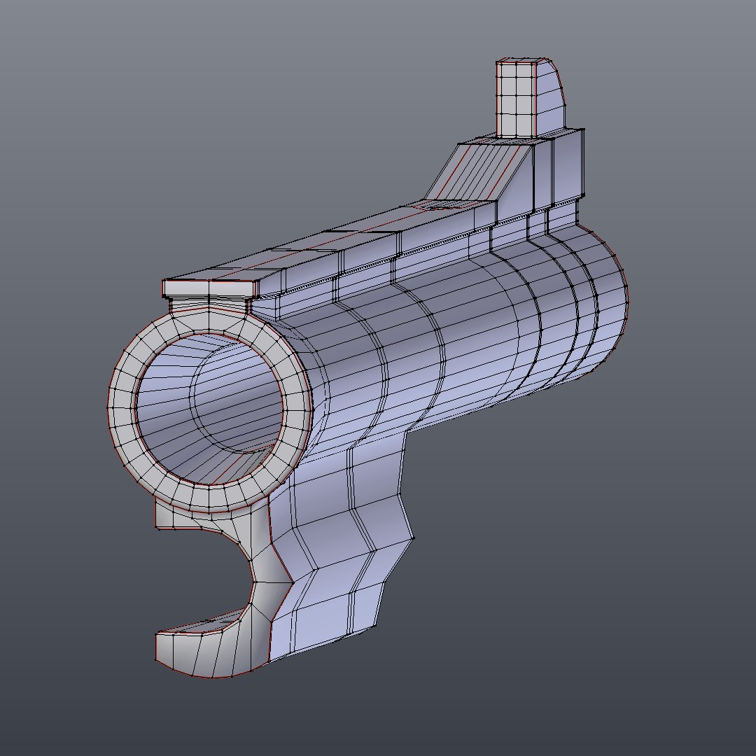 Revolver 3d Model