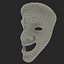 theatre comedy mask 3d max