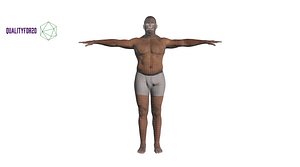 Bodybuilder Mann Charakter T-Pose 3D-Modell - TurboSquid 2046589