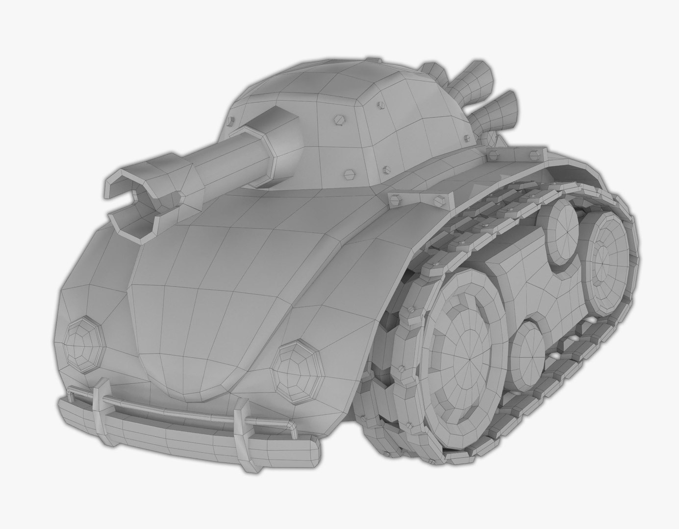 3D beetle tank stylized - TurboSquid 1662853