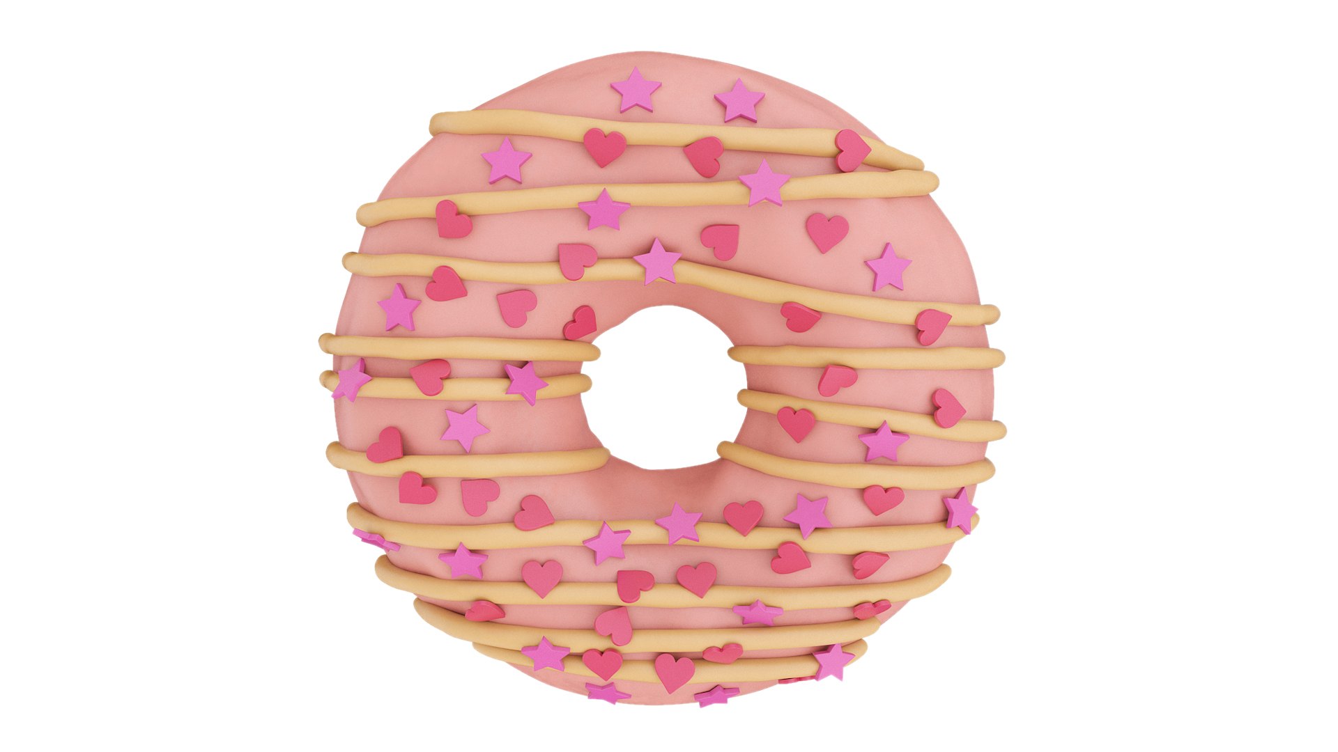 3D Pink glazed donut with stars and hearts model https://p.turbosquid.com/ts-thumb/Hz/meuWQG/lS/04/jpg/1747488159/1920x1080/fit_q87/348e8c9d4f56b94679a5837ffabcd255bcd47a0c/04.jpg