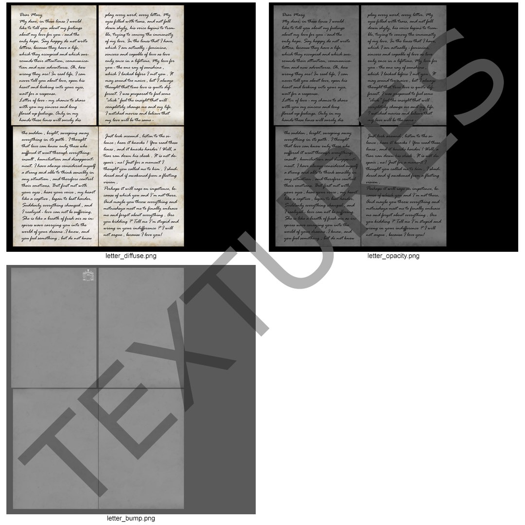 3d old letter https://p.turbosquid.com/ts-thumb/Hz/qq4v89/A9eEEuKh/oldletter3dmodel15/jpg/1437133363/1920x1080/fit_q87/cd109ac29a949805212ddfe094a53ee3033e9ae8/oldletter3dmodel15.jpg