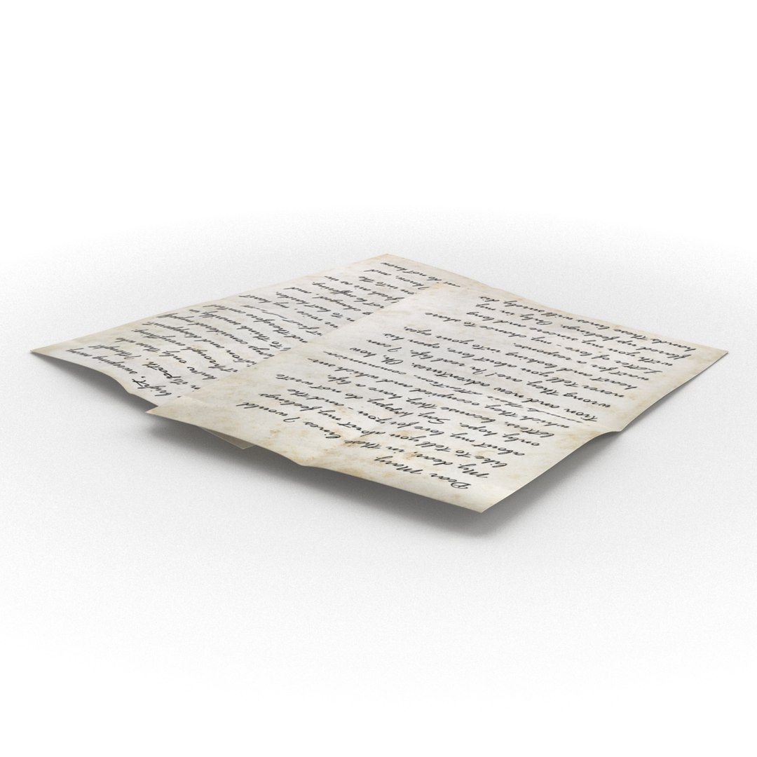 3d old letter https://p.turbosquid.com/ts-thumb/Hz/qq4v89/QzfE5Mor/oldletter3dmodel06/jpg/1437133362/1920x1080/fit_q87/f8c8d42d6a35464788570ffe44601c9c6afa1da5/oldletter3dmodel06.jpg