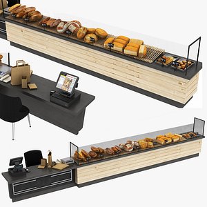 Bakery Display Stand and Payment Counter