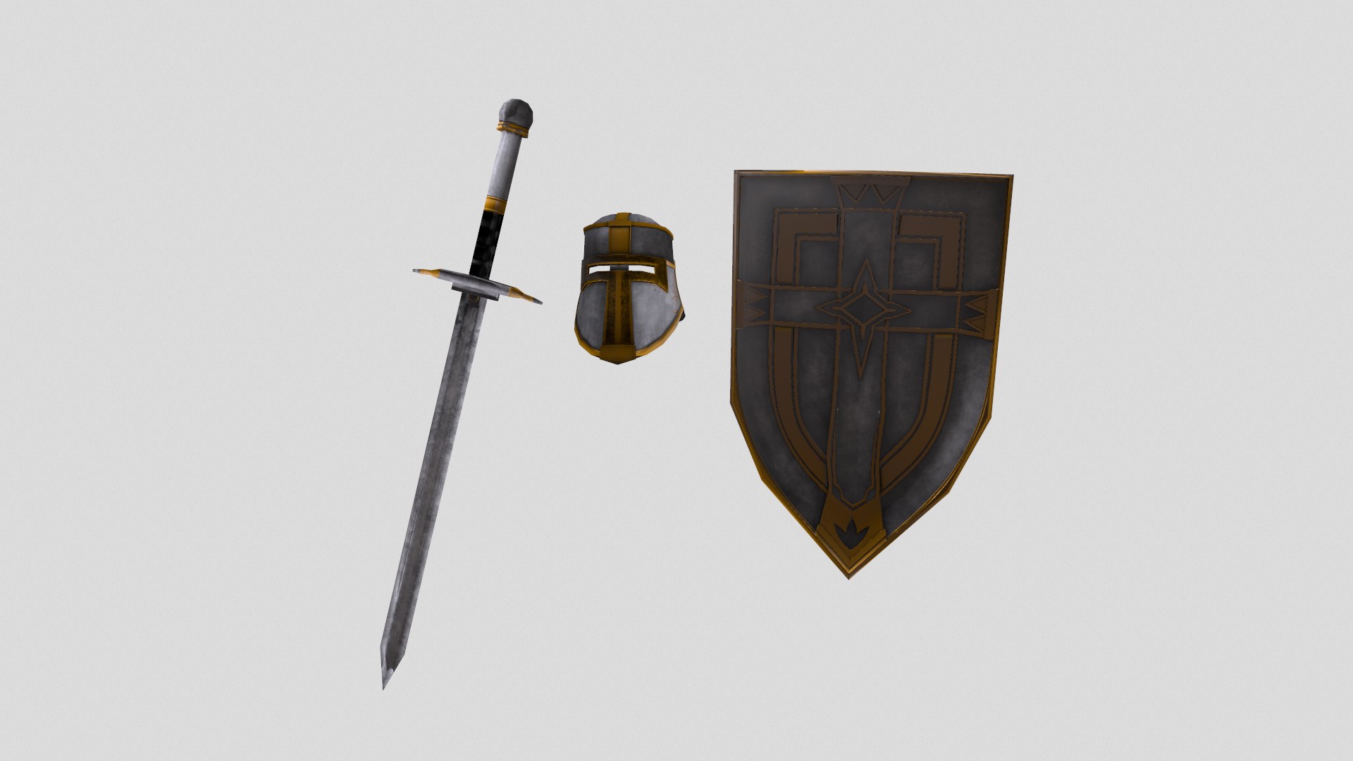 3D model Warrior ammunition sword shield helmet https://p.turbosquid.com/ts-thumb/Hz/sAQrPk/9W/screenshot002/png/1625480950/1920x1080/fit_q87/c4101129f1a3b160e9d8650cc2abf7fa77aef7b4/screenshot002.jpg