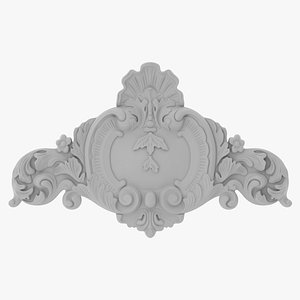 Cartouche Ornament 012 3D model