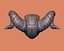 Demon head bead (3D print ready)