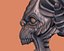 Demon head bead (3D print ready)