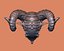 Demon head bead (3D print ready)