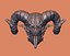 Demon head bead (3D print ready)