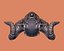 Demon head bead (3D print ready)