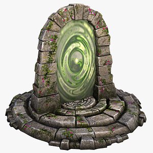 Teleport Portal in The Forest for Unreal and Unity 3D model