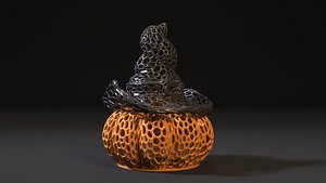 printing pumpkin hat model