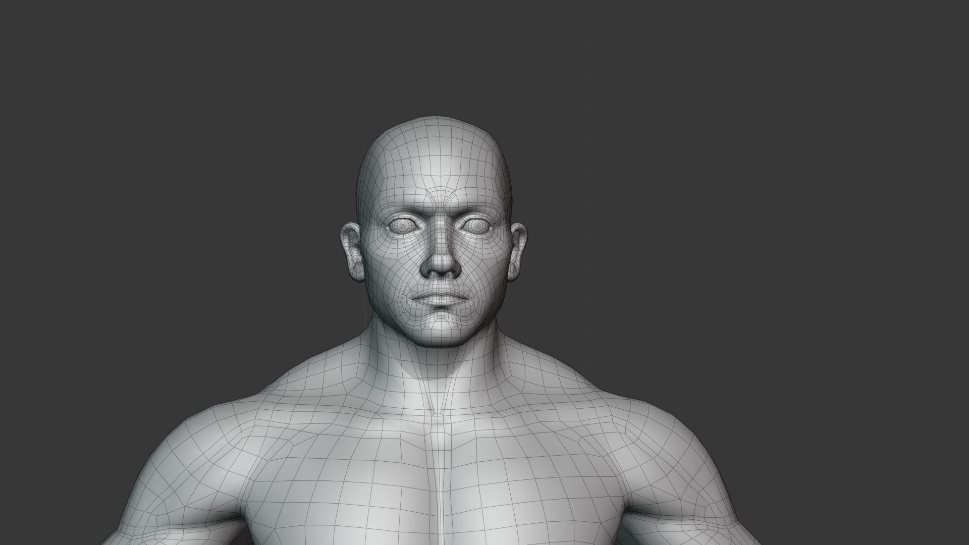 3D Stylized Strong Male Body Base Mesh 3D Model Rigged With IKFK Switch ...