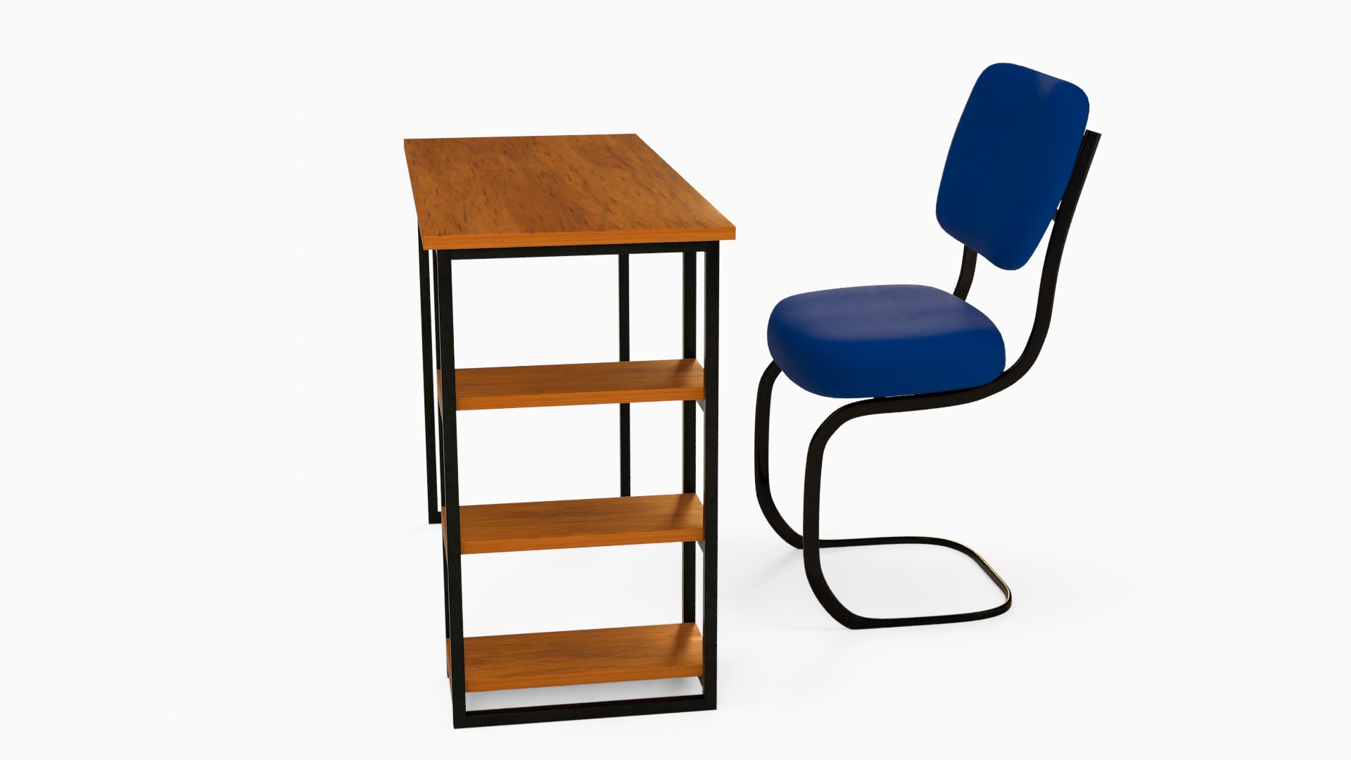 Stylish Study Desk with Comfortable Chair 3D model https://p.turbosquid.com/ts-thumb/I0/8LE47Z/26/officechairtable_colorframe0002/png/1758707541/1920x1080/fit_q87/c7398f1a0fb242f81f9dcfec8c90cbec925a6360/officechairtable_colorframe0002.jpg