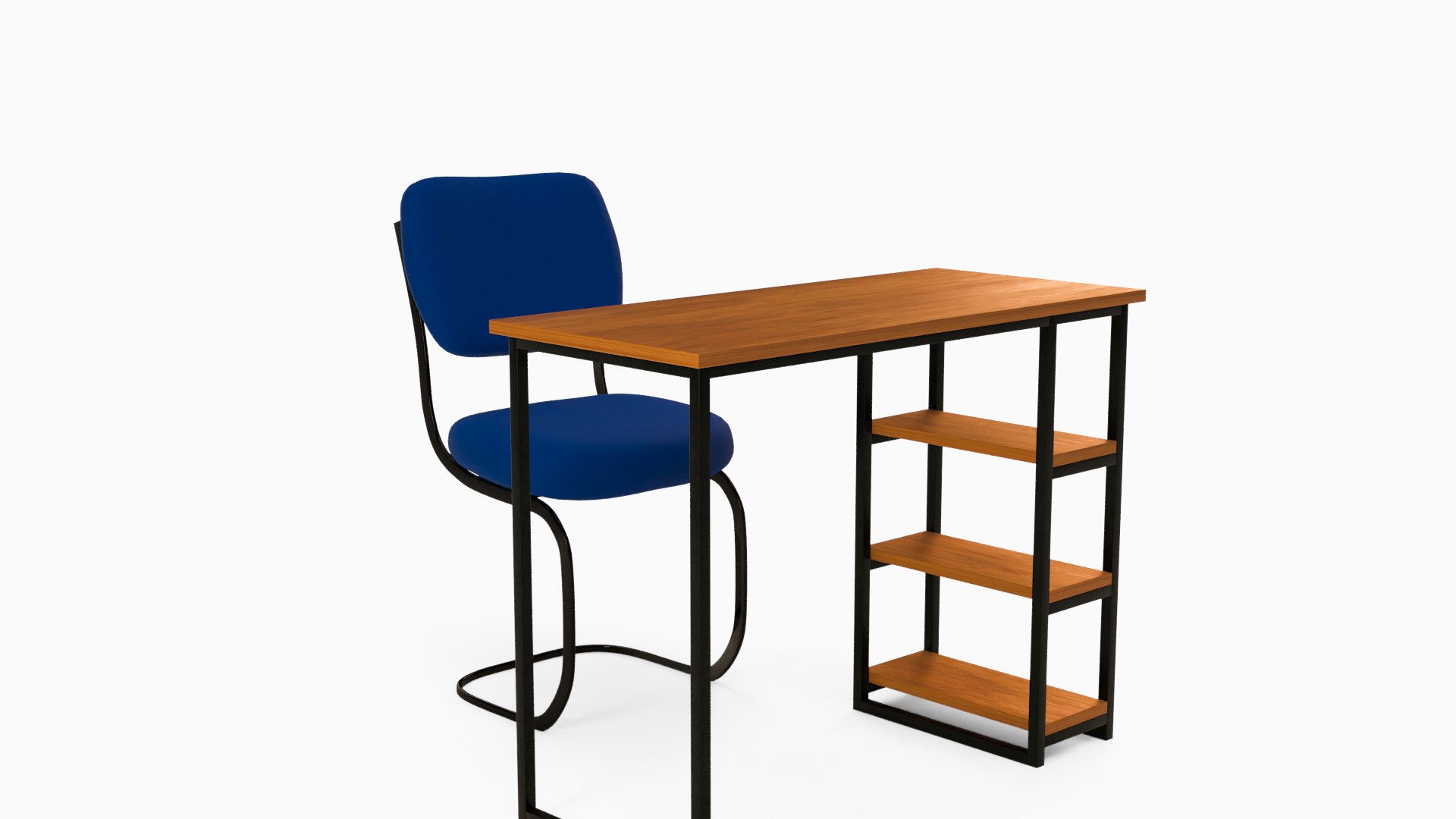 Stylish Study Desk with Comfortable Chair 3D model https://p.turbosquid.com/ts-thumb/I0/8LE47Z/SQ/officechairtable_colorframe0004/png/1758707545/1920x1080/fit_q87/55b7be34c53e09bb87c2823222a008be425436ef/officechairtable_colorframe0004.jpg