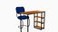 Elegante scrivania da studio con sedia comoda