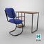 Elegante scrivania da studio con sedia comoda