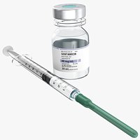 Syringe With Vial Vaccine
