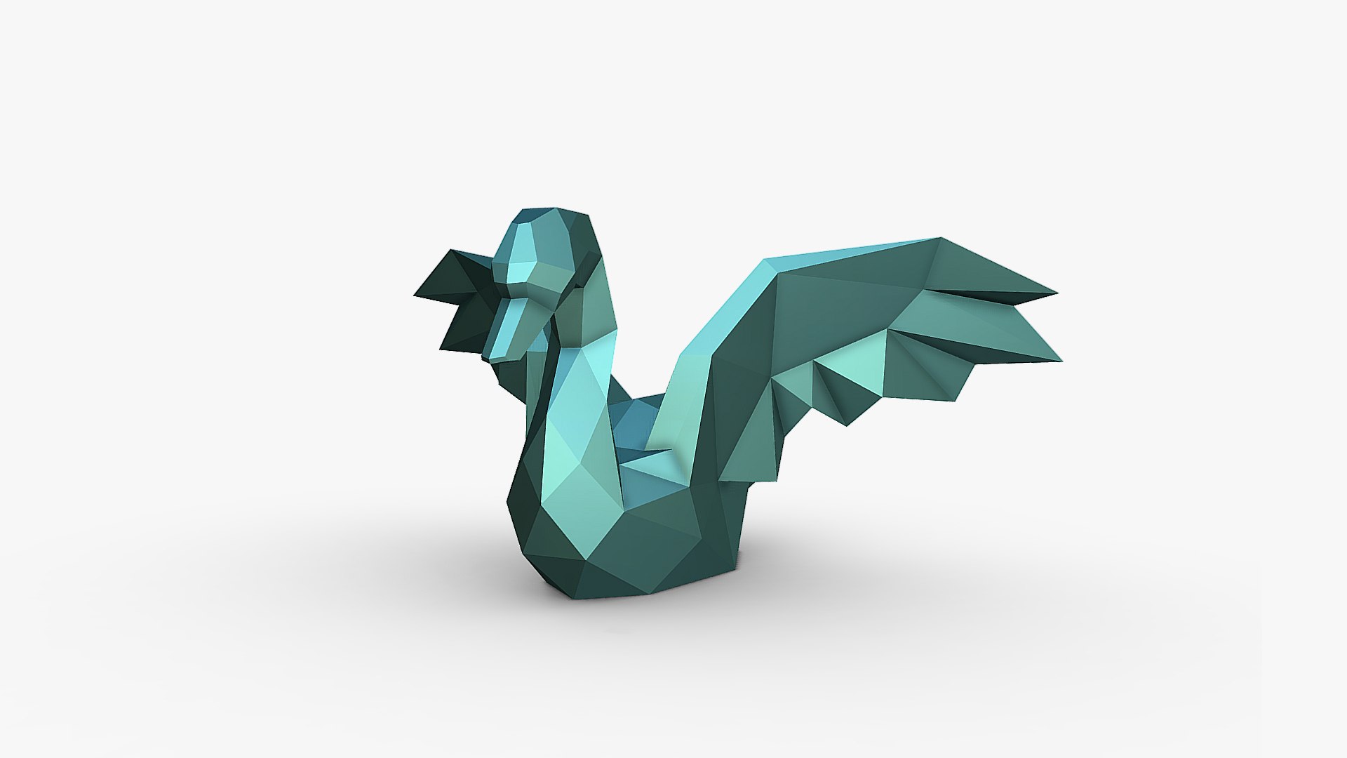 Swan Low Poly 3D - TurboSquid 2281684