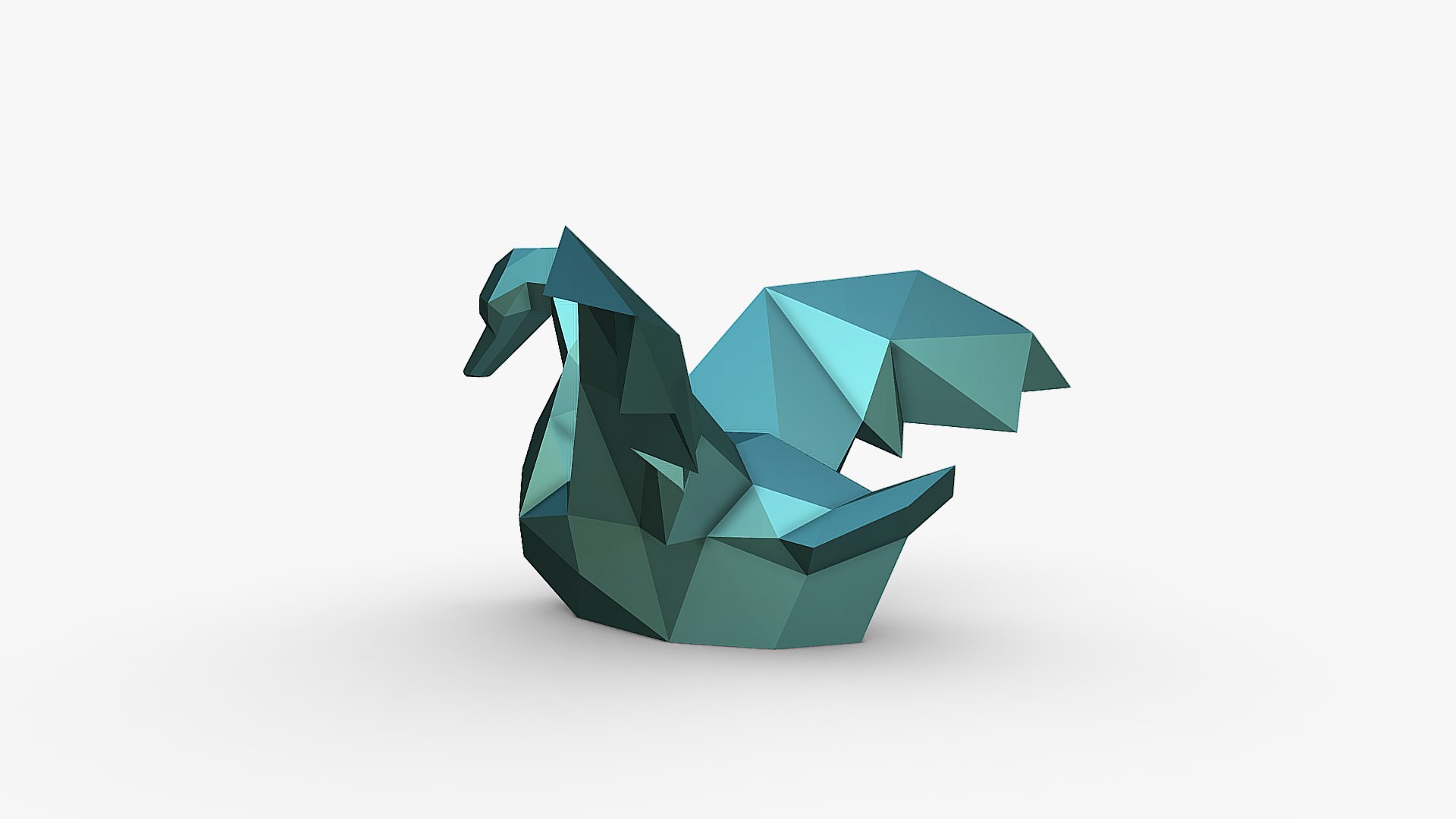 Swan Low Poly 3D - TurboSquid 2281684