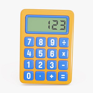 3D model Digital Calculator