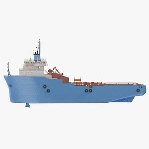 platform supply vessel 3d max