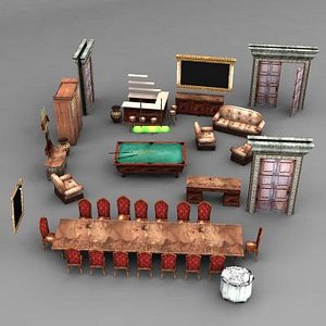 fancy furniture 3d model