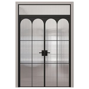 3D model Glass door