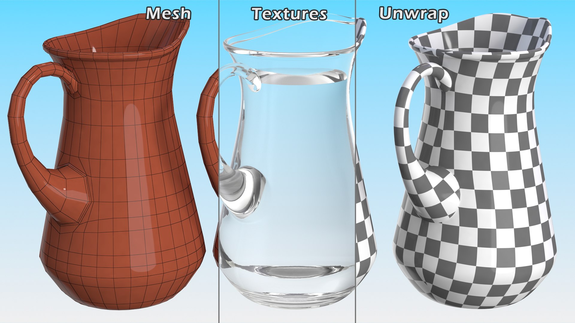3D Glass Jugs With Water Collection 4 model https://p.turbosquid.com/ts-thumb/I0/JaipVP/AK/glassjugswithwatercollection4vray3dmodel033/jpg/1672002812/1920x1080/fit_q87/bc52ae6bdbba58b7f7c12367c131186819b3c98c/glassjugswithwatercollection4vray3dmodel033.jpg