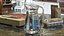Glass Jugs With Water Collection 4