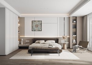 3D model Modern bedroom