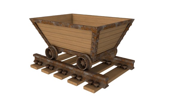 Cartoon Mine Cart 3D model - TurboSquid 1992243