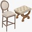 3D classical stools