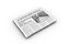 Generic editable folded newspaper