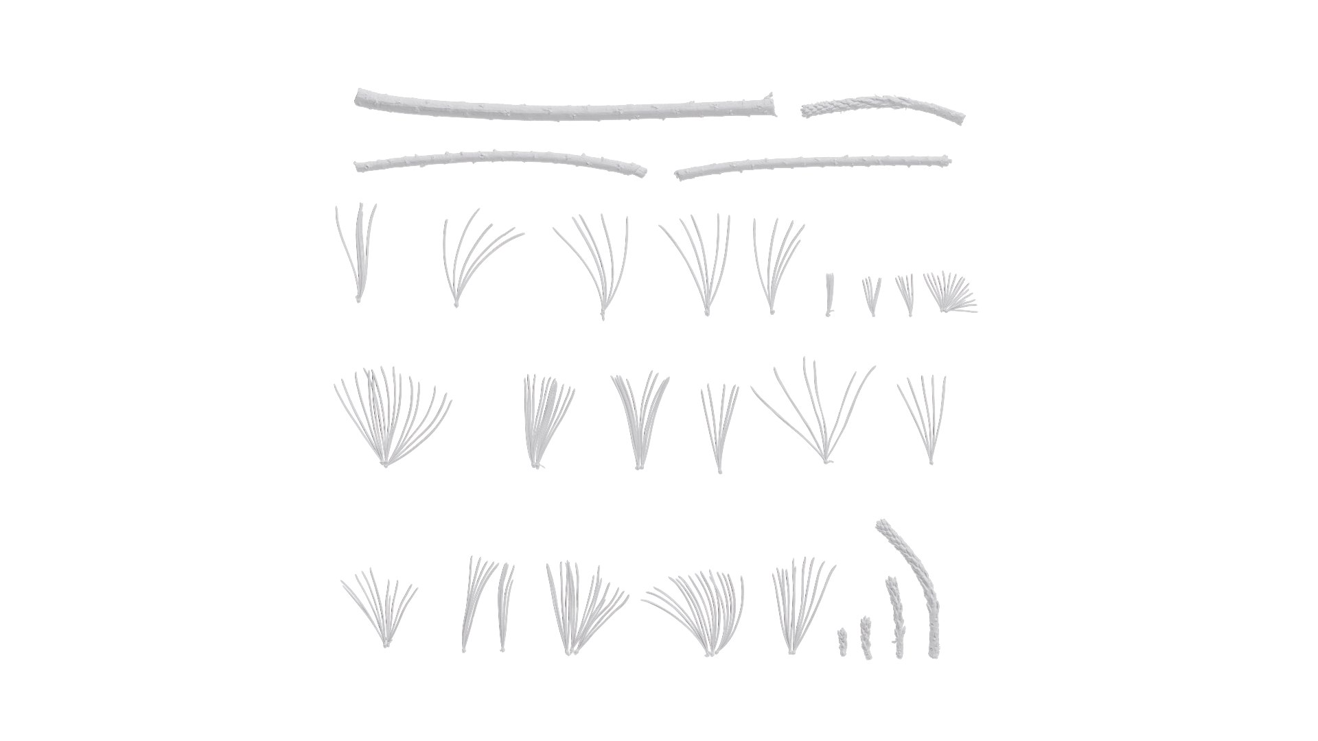 Anydrafts Pine Needle Textures Pack 3D - TurboSquid 2323657