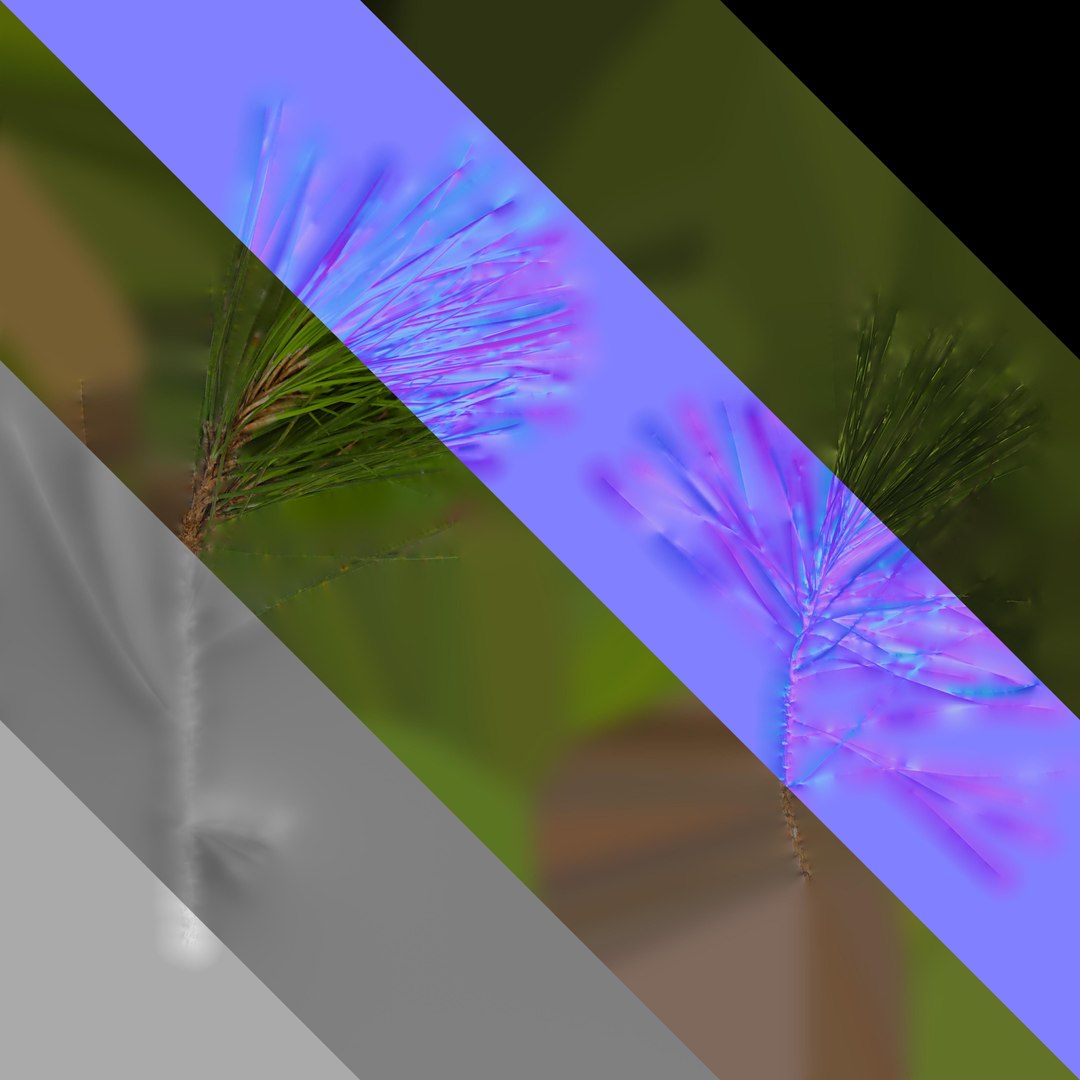 Anydrafts Pine Needle Textures Pack 3D - TurboSquid 2323657