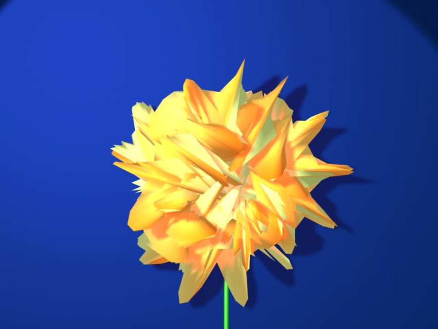 3d Flower Animation Model