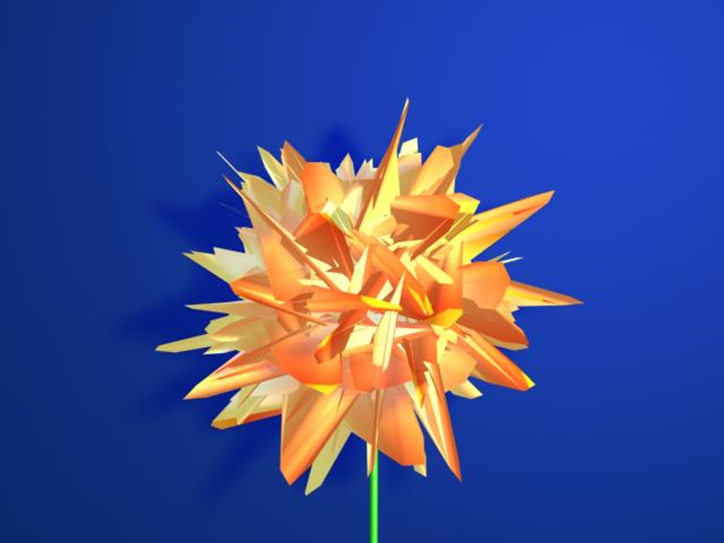 3d Flower Animation Model