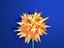 3d flower animation model