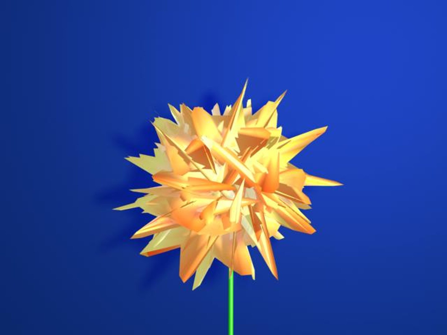 3d Flower Animation Model